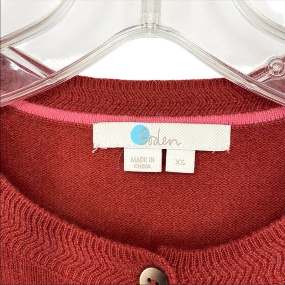 Boden Eva Cashmere Crewneck Cardigan Sweater - Picture 5 of 5